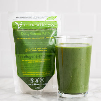 Blended For You: Daily Greens Keto Smoothie - collection:Low Carb & Keto Blends