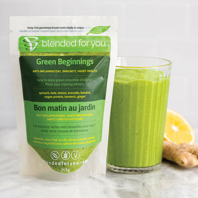 Blended For You: Green Beginnings Smoothie - collection:Immunity Boosting & Recovery