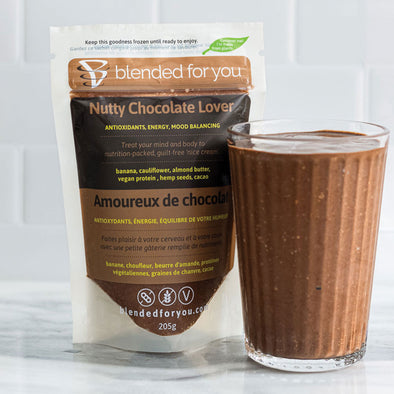 Blended For You: Nutty Chocolate Lover Smoothie - collection:Nutty & Chocolate