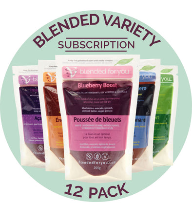 Blended For You: Blended Variety 12-Pack Subscription Pack - collection: